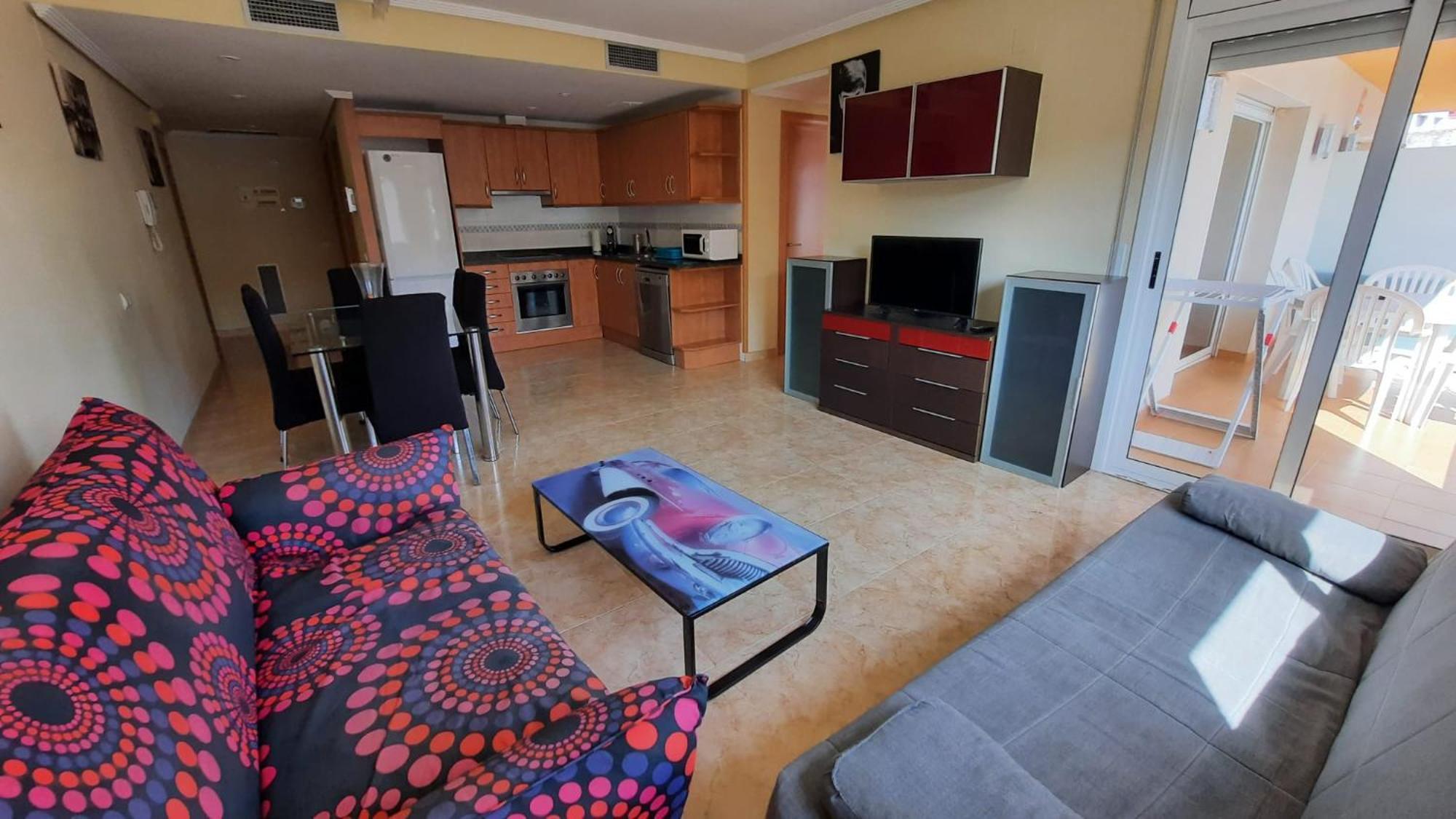 דירות Fabuloso Apartamento Familiar Con Piscina En סאלו מראה חיצוני תמונה